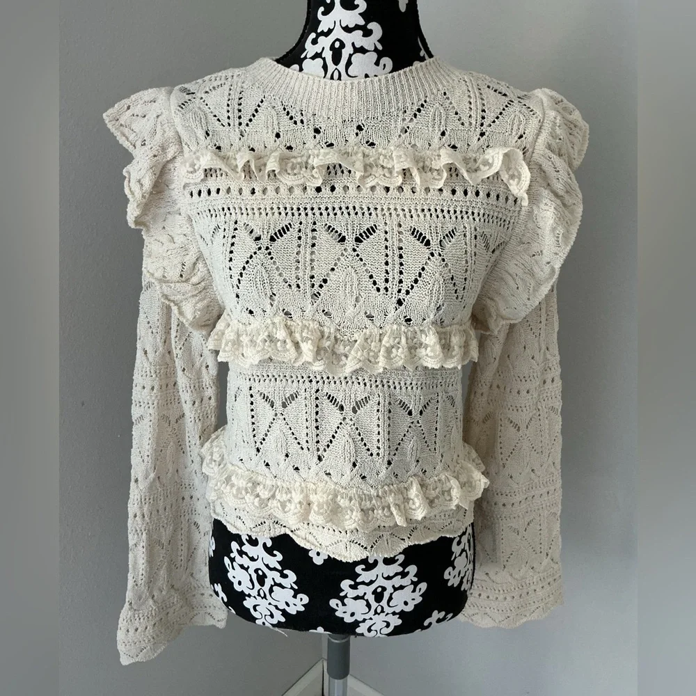Zara cream lace